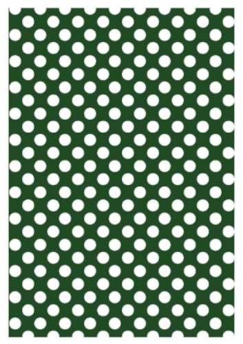 Printed Wafer Paper - Small Dots Dark Green - Click Image to Close